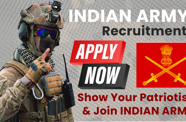 Indian Army Recruitment : Apply online for Various vacancies | Check official notification here